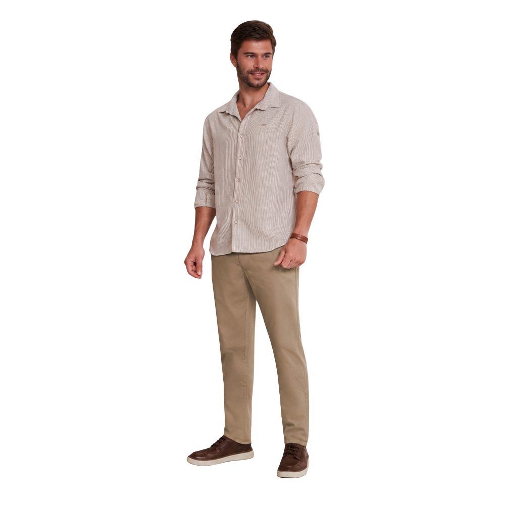 Calça Masculina Algodão Sport Fino para Looks Casuais e Sociais