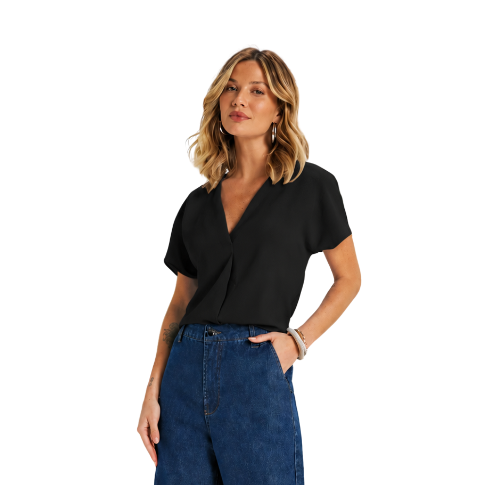 Blusa Feminina em Tecido Texturizado