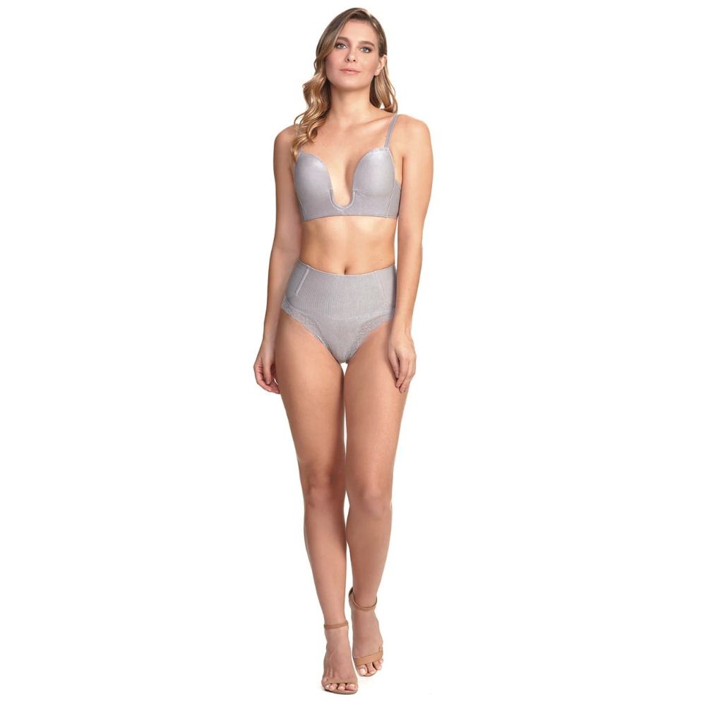 Calcinha Modeladora Shades Cintura Média com Tecido Duplo | Plié