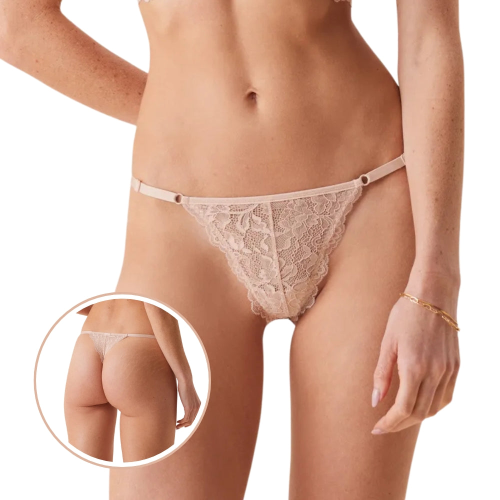 Calcinha String Fio Dental Em Renda