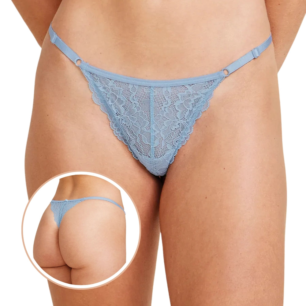 Calcinha String Fio Dental Em Renda
