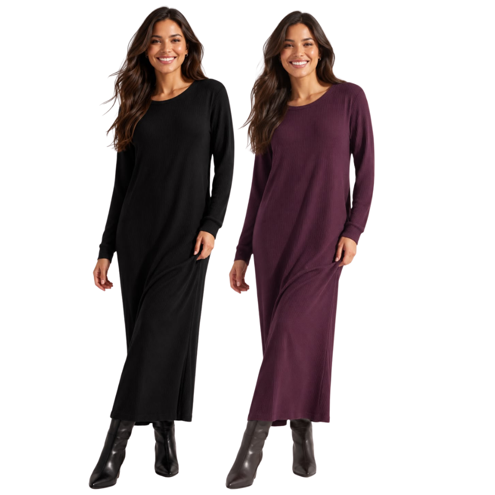 Vestido de Malha Feminino  Leveza, Conforto e Versatilidade para o Dia a Dia