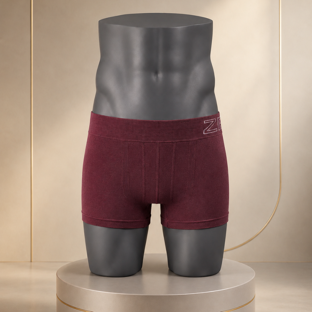 Cueca Boxer Sem Costura Lisa