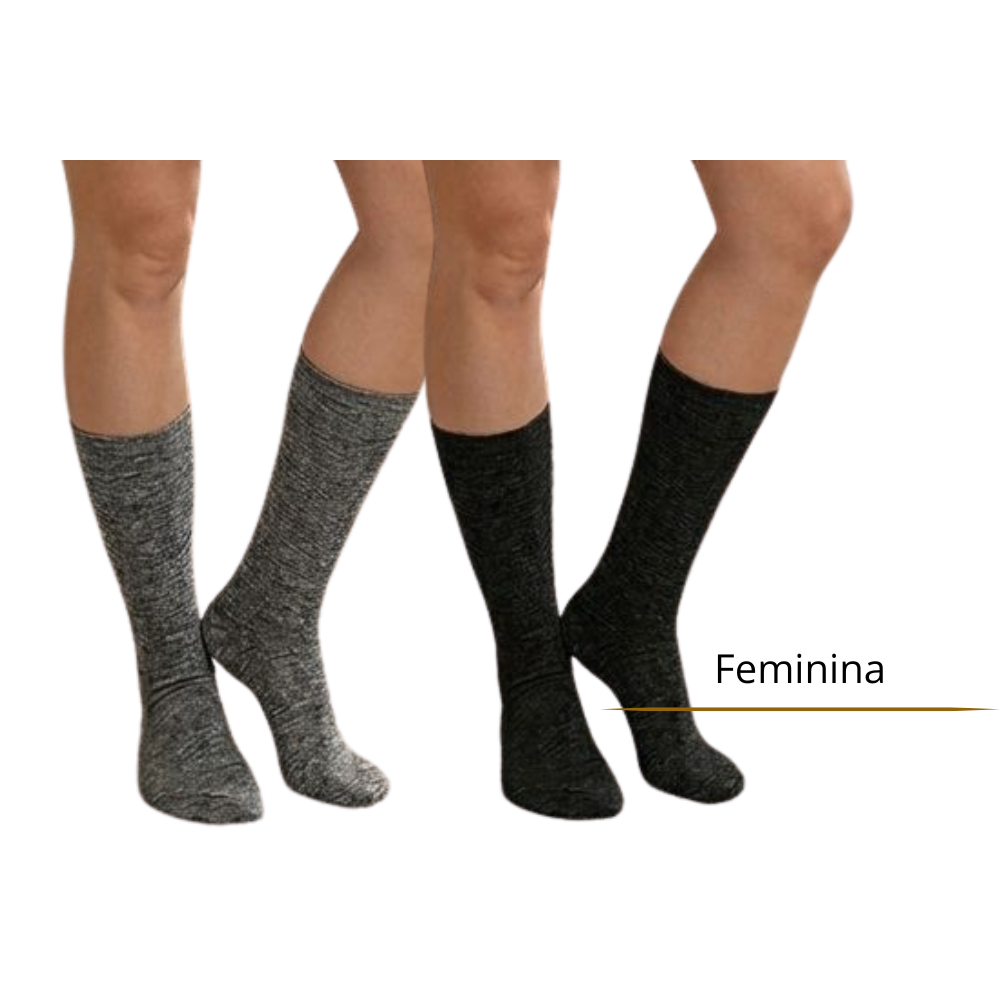 Meia Térmica Unissex Anti-odor com Ação Hidrofílica