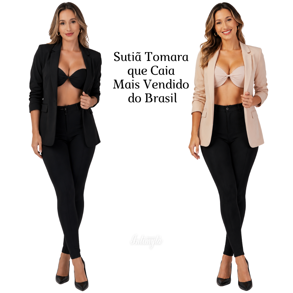 Sutiã Tomara que Caia sem Alças com franzido Nayane Rodrigues