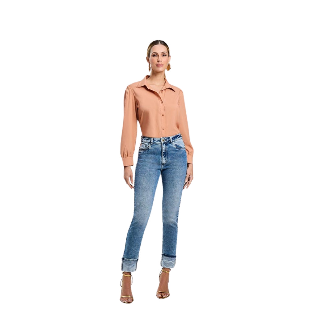 Camisa Feminina Manga Longa - Elegância e Versatilidade no Look