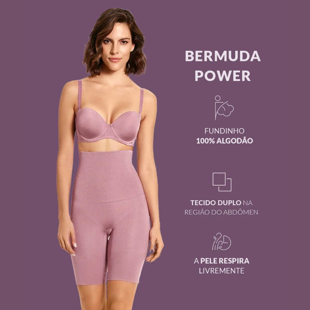Bermuda Alta Modeladora Powder Plié Sensil Makeup Skin