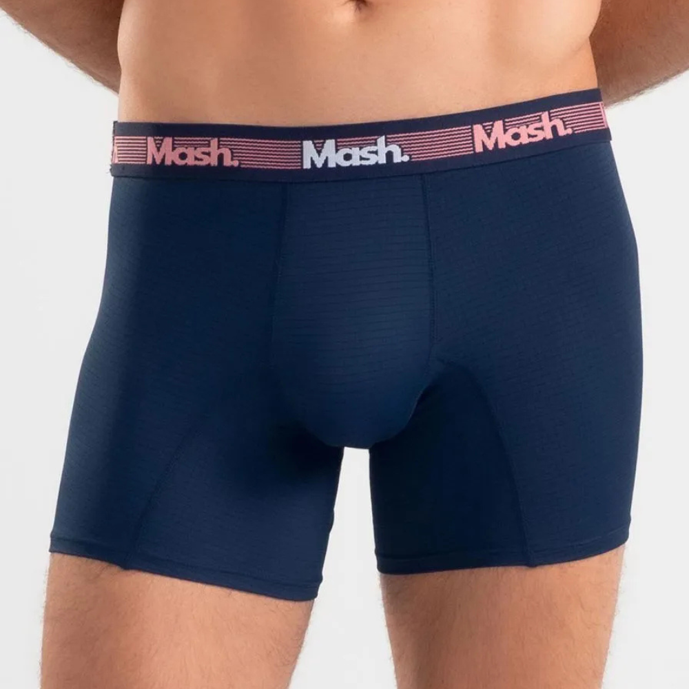 Cueca Boxer Longa Microfibra Conforto Extremo, Antiatrito e Secagem Rápida