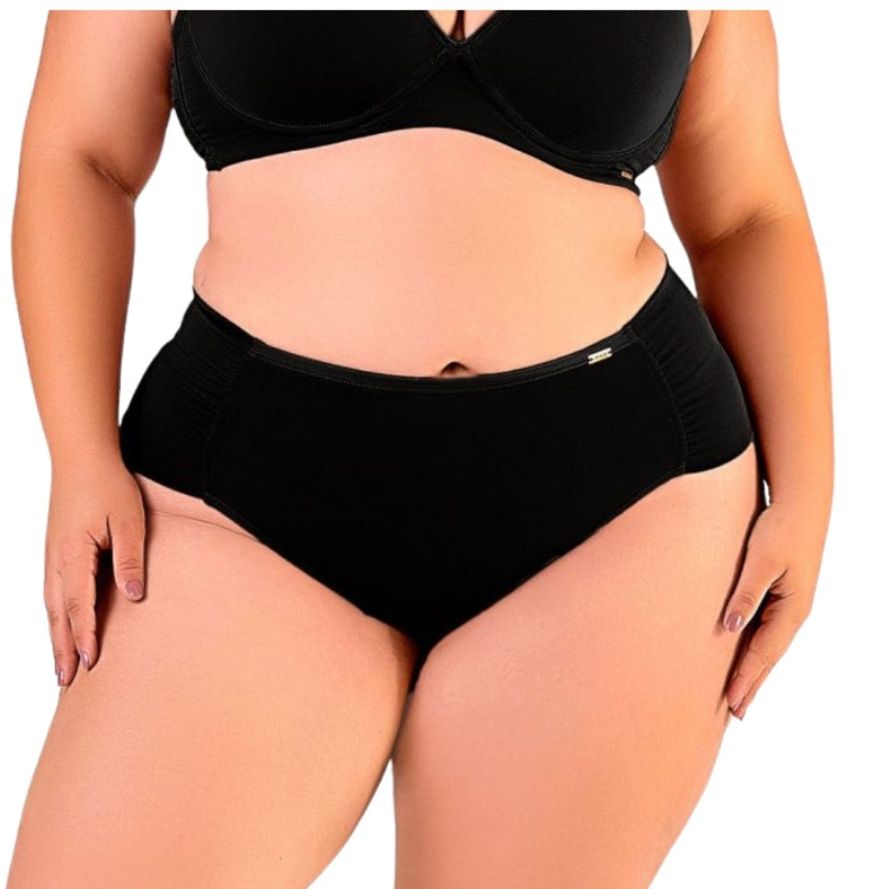 Calcinha Plus Bombom Fio Dental com Forro 100% Algodão Antibacteriano