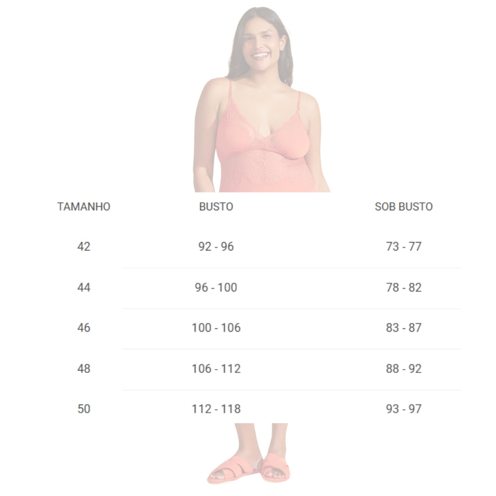 Camisola de Microfibra Com Renda Feita à Mão