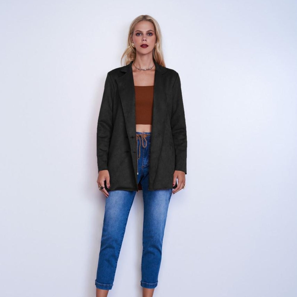 Casaco Feminino Suede - Toque de Elegância para seu Look