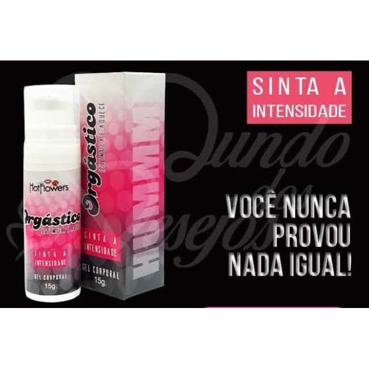 Gel Orgástico Hidratante Corporal Estimula e Aquece HotFlowers