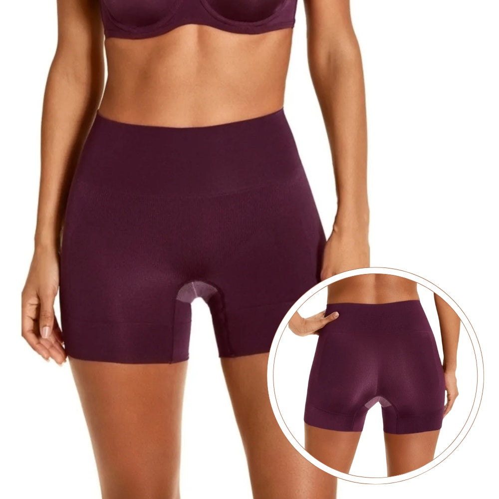 Bermuda Modeladora Lipstick Makeup Skin Cintura Média Suaviza Barriguinha e Quadril