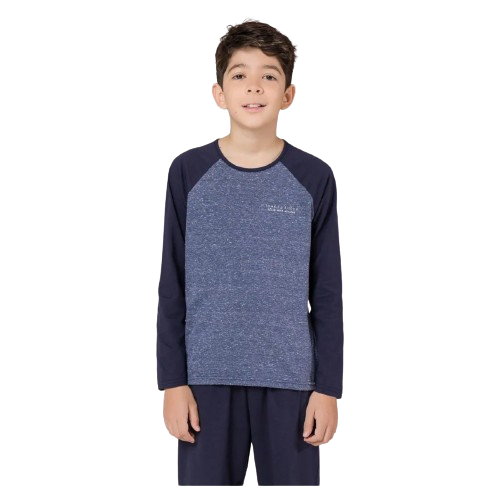 Pijama Manga Longa Masculino Infantil