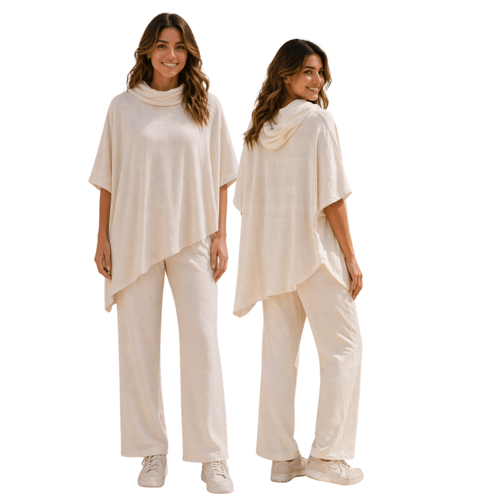 Blusa Feminina Estilo Poncho Leve e Elegante
