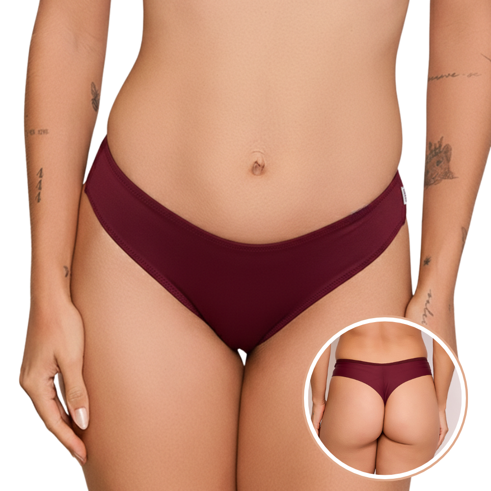 Calcinha Fio Dental Dupla Liso Conforto Nayane Rodrigues