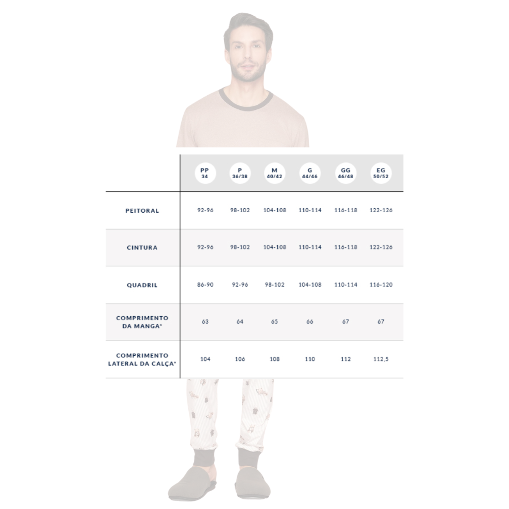 Pijama Jogger Masculino Nap Club em Malha Melange Sublime Touch - Lua Luá