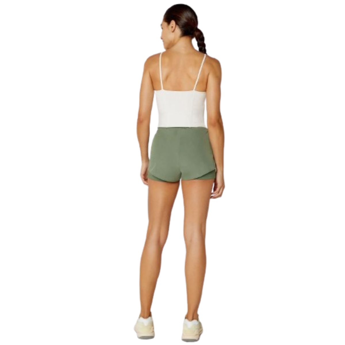 Shorts 2 em 1 com Fita Personalizada Alto Giro