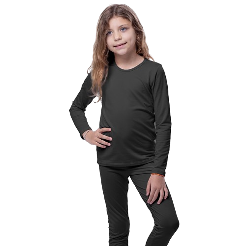 Básica Térmica Infantil  Unissex Policorp com Isolamento Térmico e Regulagam da Temperatura Corporal