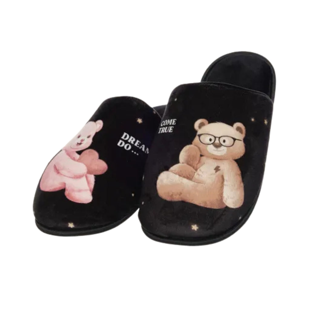 Chinelo Pantufa Infantil com Toque Aveludado Song Partners em Tecido Velvet Lux
