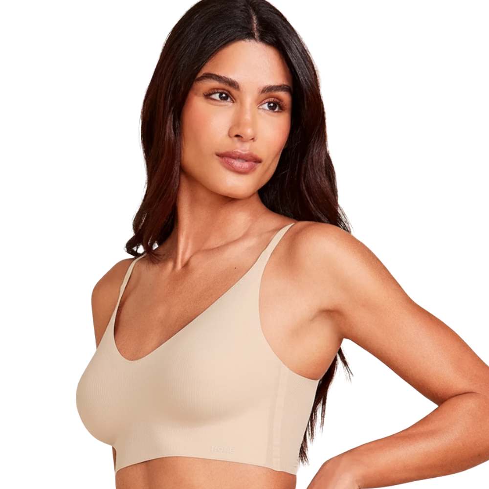 Sutiã Top com Bojo Removível com Tecido Leve e Elástico