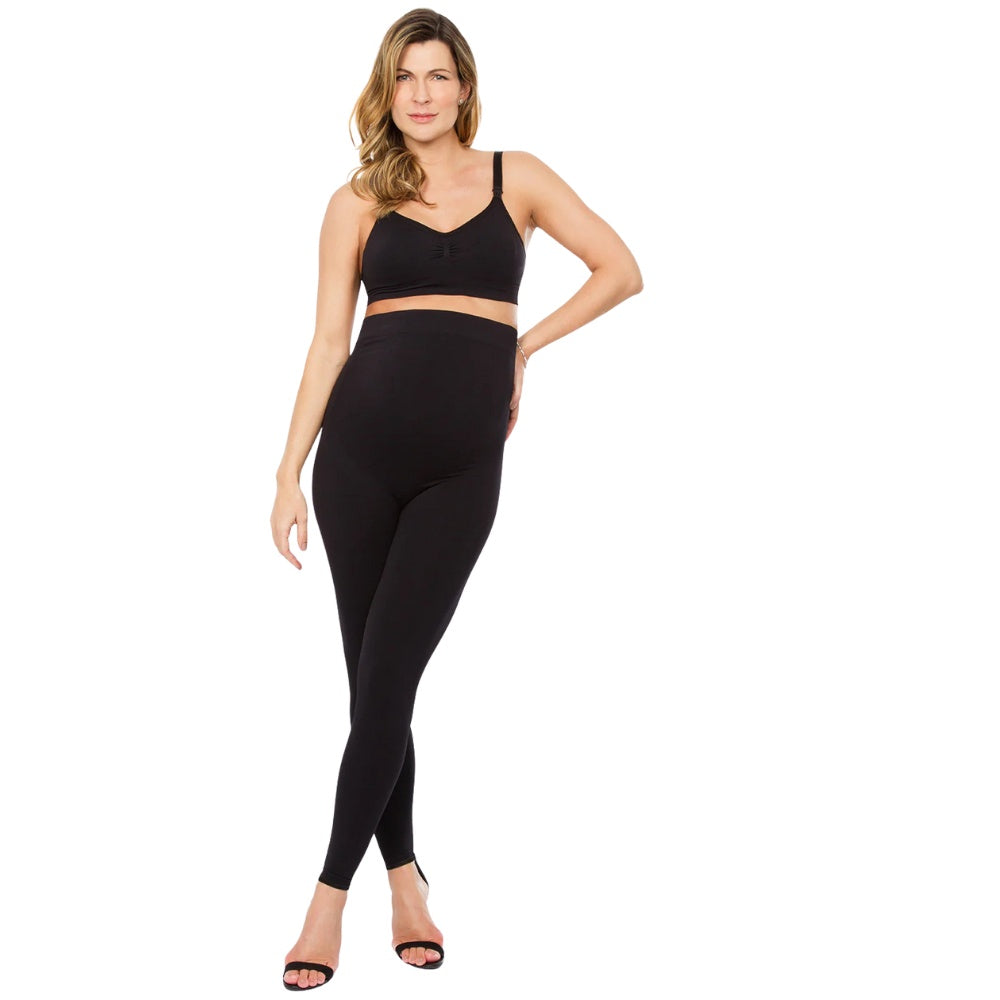 Legging de Gestante Melhora a Postura e Sustenta a Região Lombar sem Costuras Laterais
