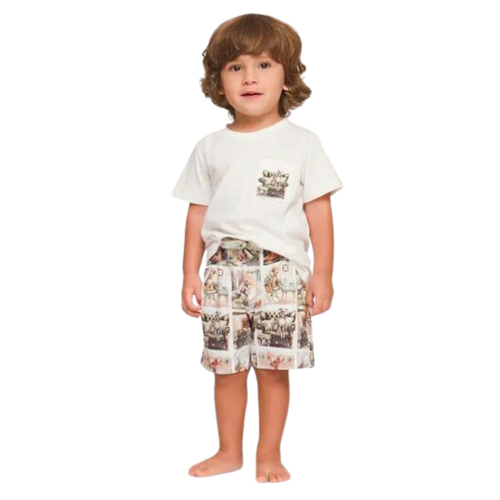 Pijama Baby Boy em Malha Mercerizada Sublime Touch
