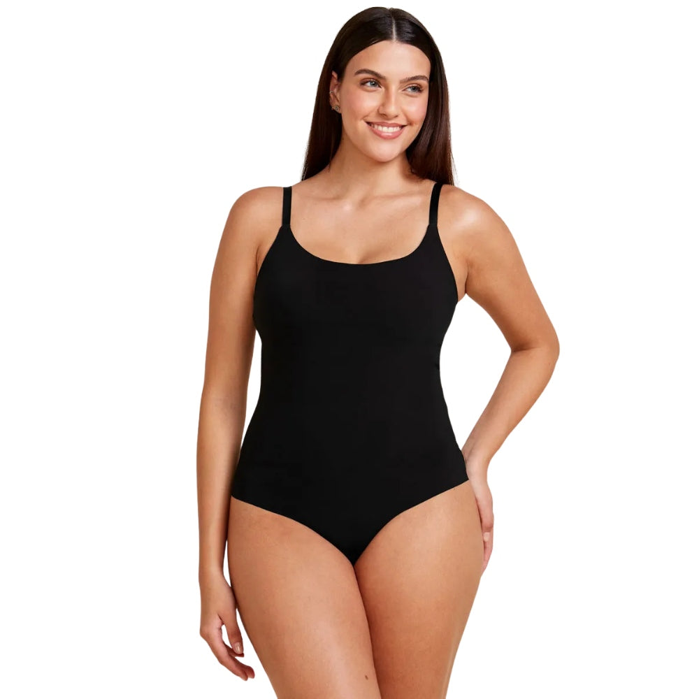 Body Feminino Alças Finas em Microfibra