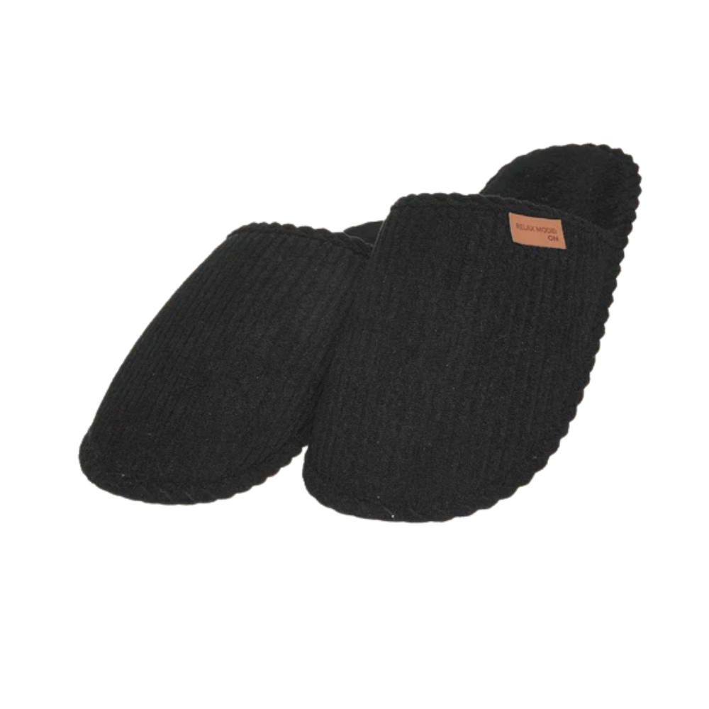 Chinelo de Pano Slider Masculino em Canelado Velvet