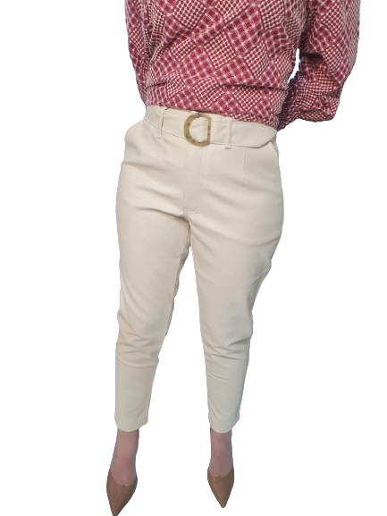 Calça Courino Ilícito Casual Feminina