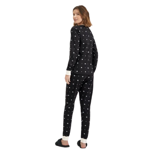 Pijama Manga Longa Feminino Cor com Amor