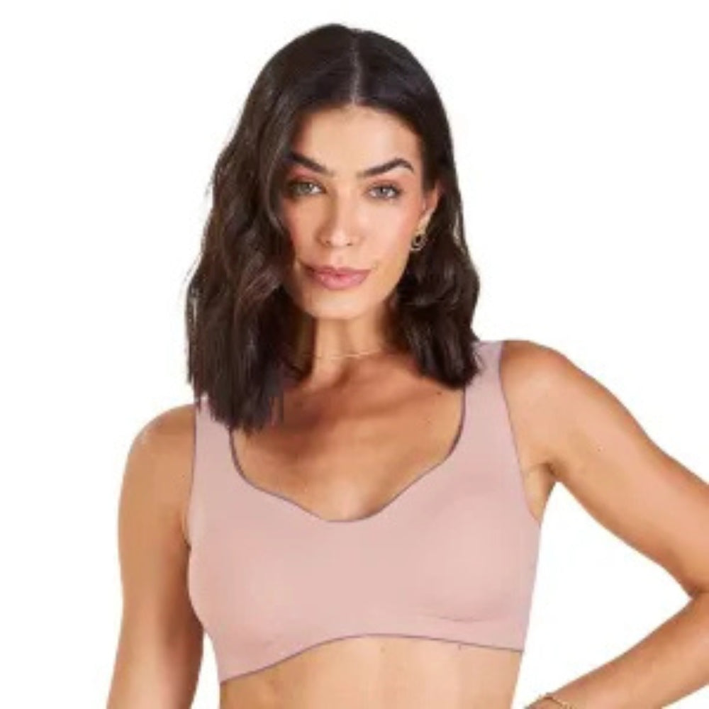 Sutiã Laser com Bojo Removível Sem Costura Sensação de Segunda Pele