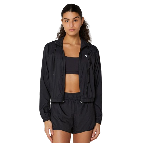 Jaqueta Eterna Corta Vento Com Capuz Alto Giro