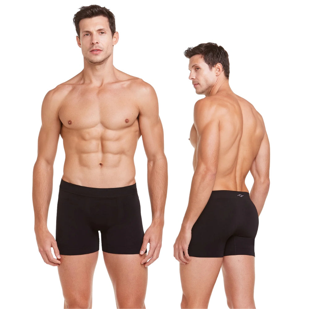 Cueca Boxer Microfibra Sem Costura Ajuste Perfeito não Forma Bolinhas