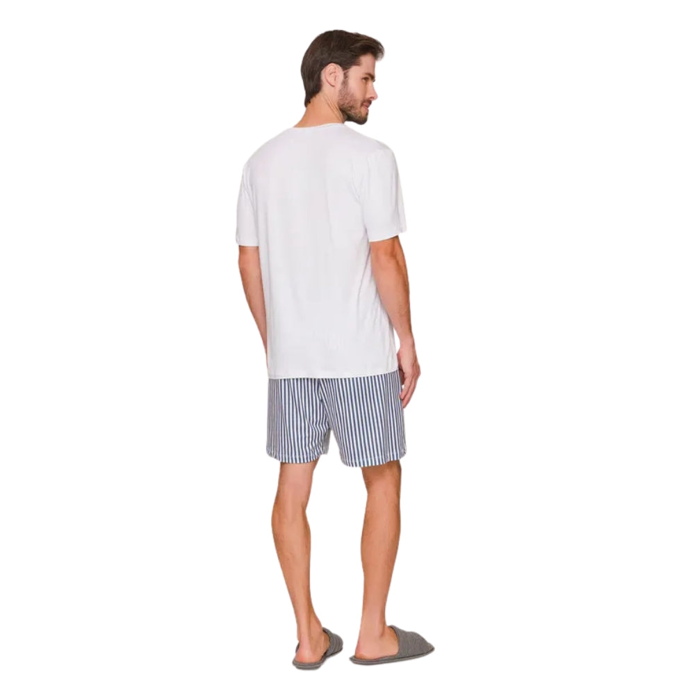 Pijama Curto Masculino Sublime Touch - Conforto e Estilo para o Verão