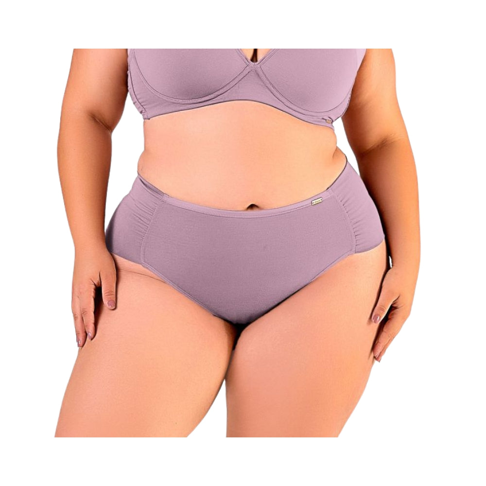 Calcinha Plus Bombom Fio Dental com Forro 100% Algodão Antibacteriano