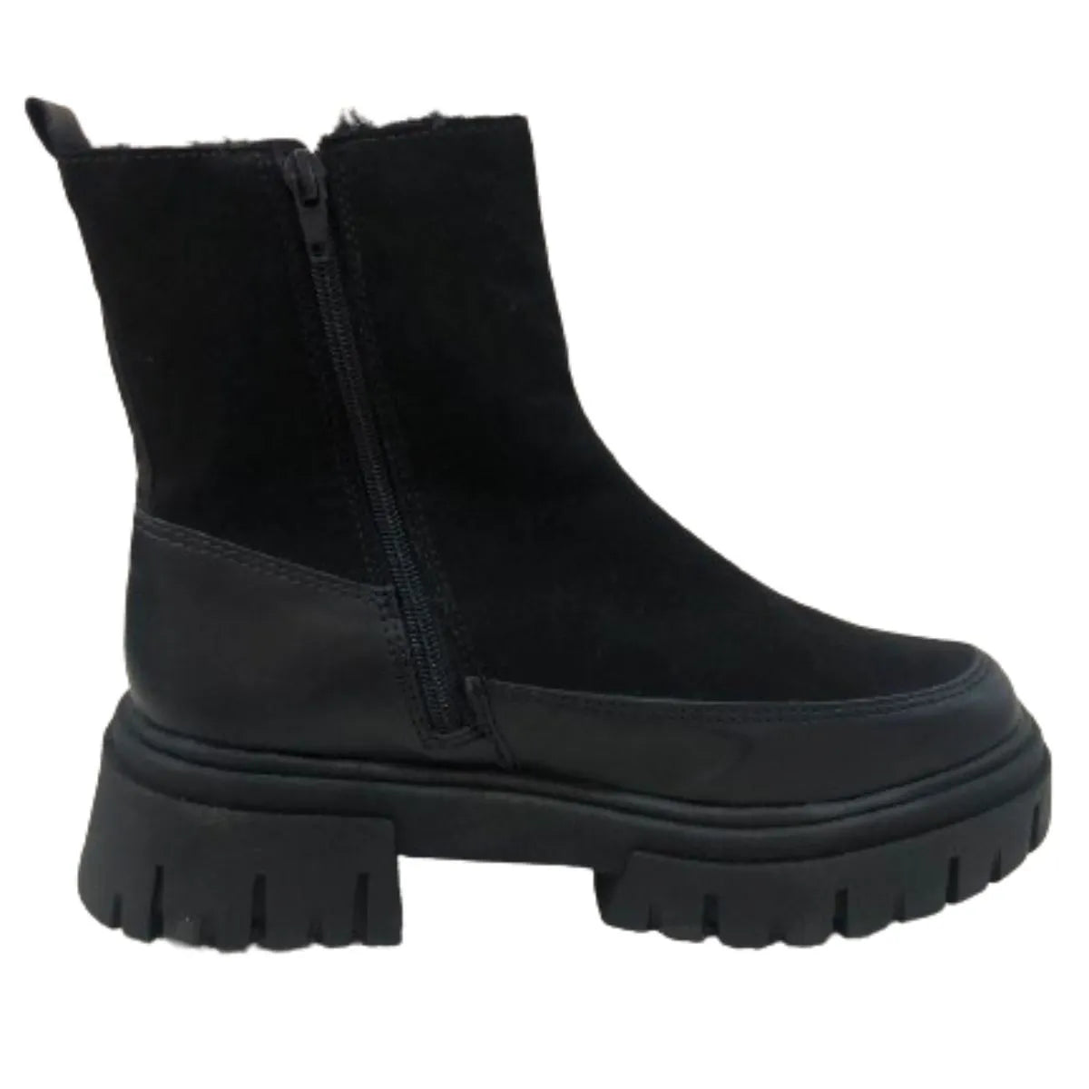 Bota Feminina em Camurça com Zíper: Conforto e Estilo para o Dia a Dia