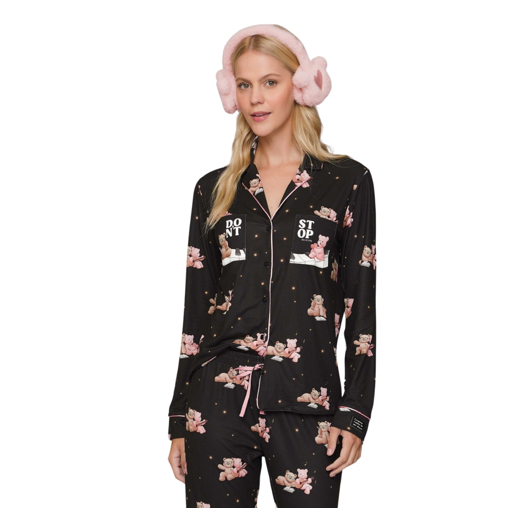 Pijama Aberto Feminino em Sublime Touch