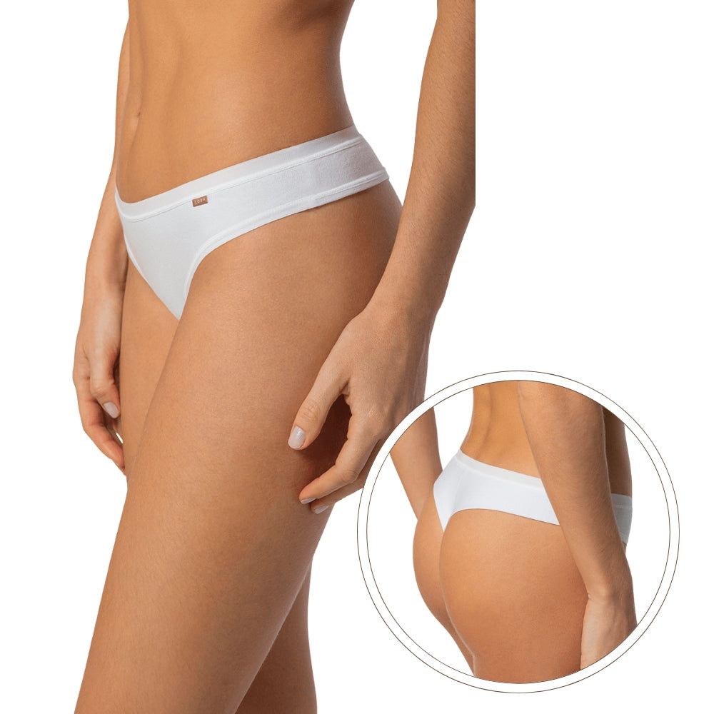 Calcinha Feminina Fio Dental em Algodão