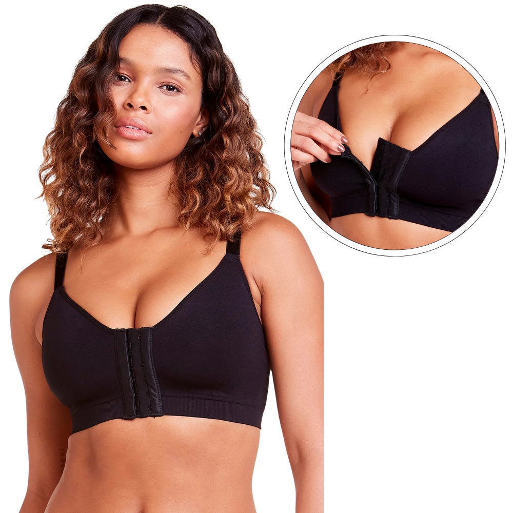 Sutiã Fecho Frontal e Dupla Sustentação e Tratamento Hidrófilo