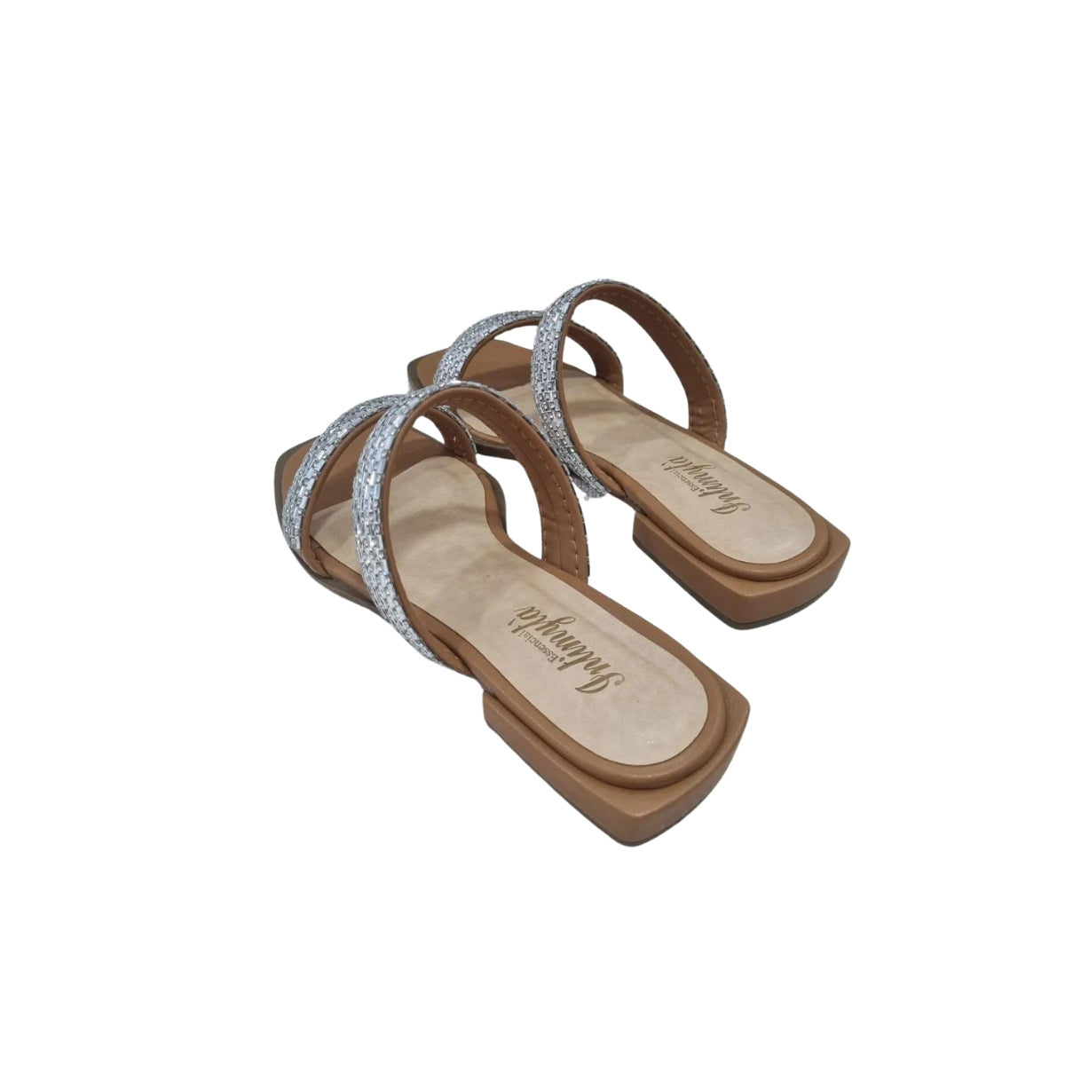 Chinelo Intimytà com Duas Tiras e Brilho - Conforto e Estilo para os Pés