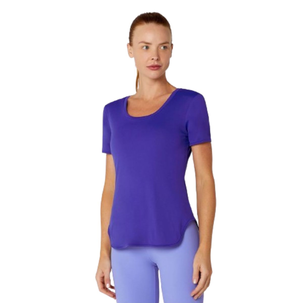 T-shirt Gola Redonda  e Modelagem Alongada Proteção UV e Secagem Rápida