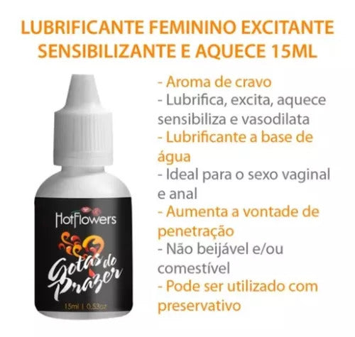 Gotas do Prazer Óleo - Excitante Feminino