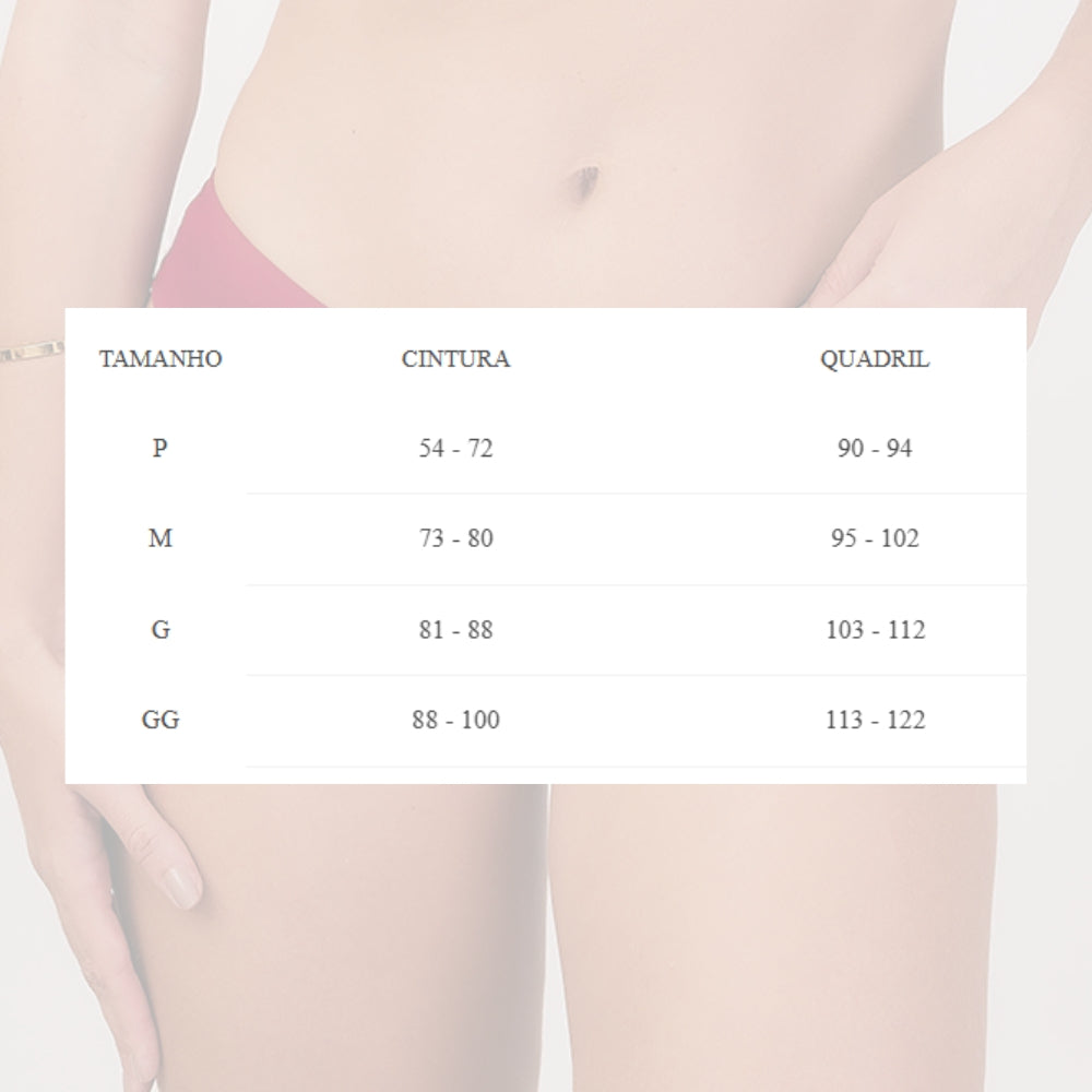 Calcinha Tanga Dupla Lisa Conforto, Modelagem Perfeita e Toque Suave