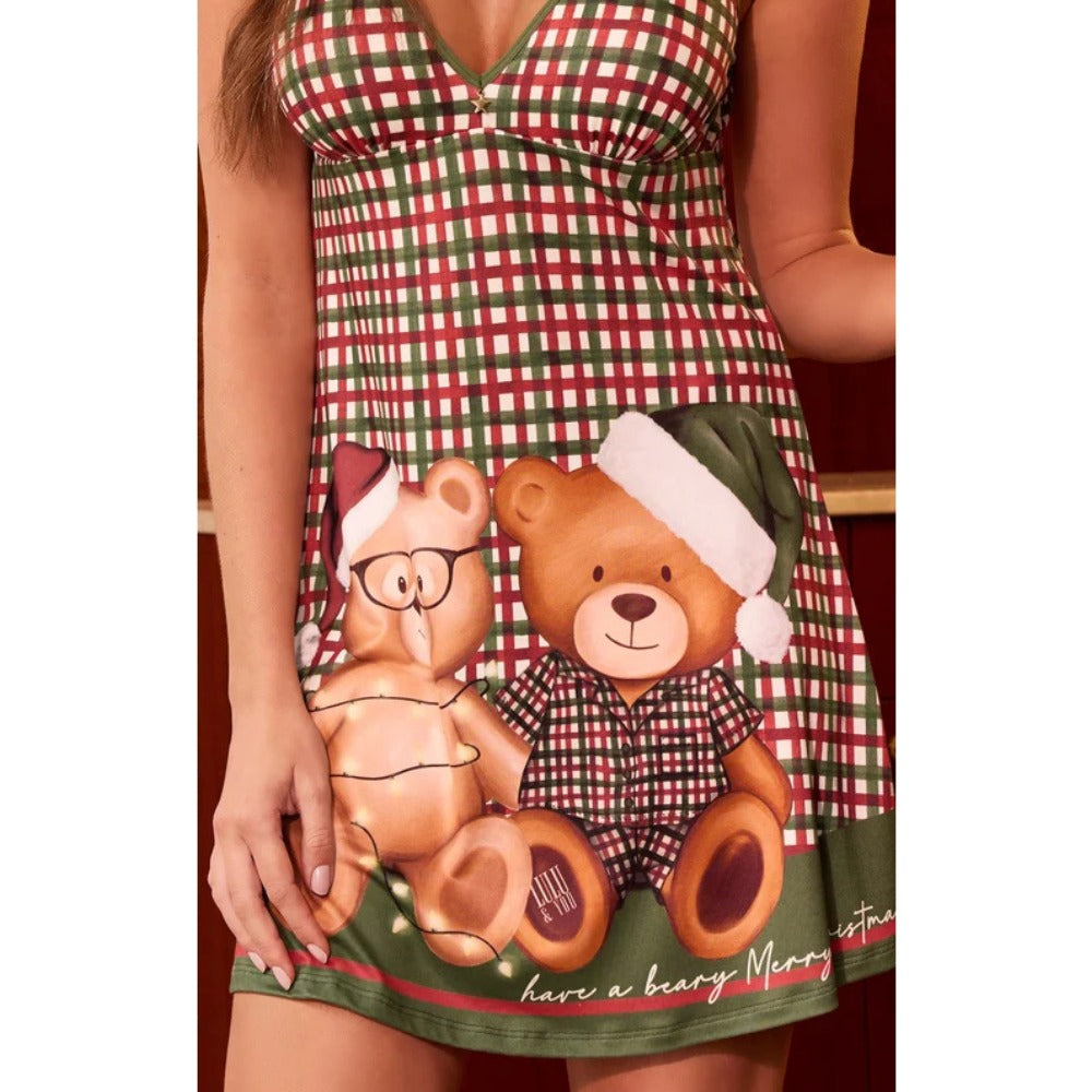 Camisola de Alça Especial Natal Christmas Night em Sublime Touch