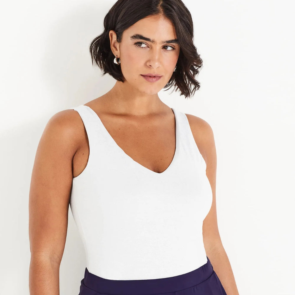 Regata Topsu® com Brilho e Bojo Decote V