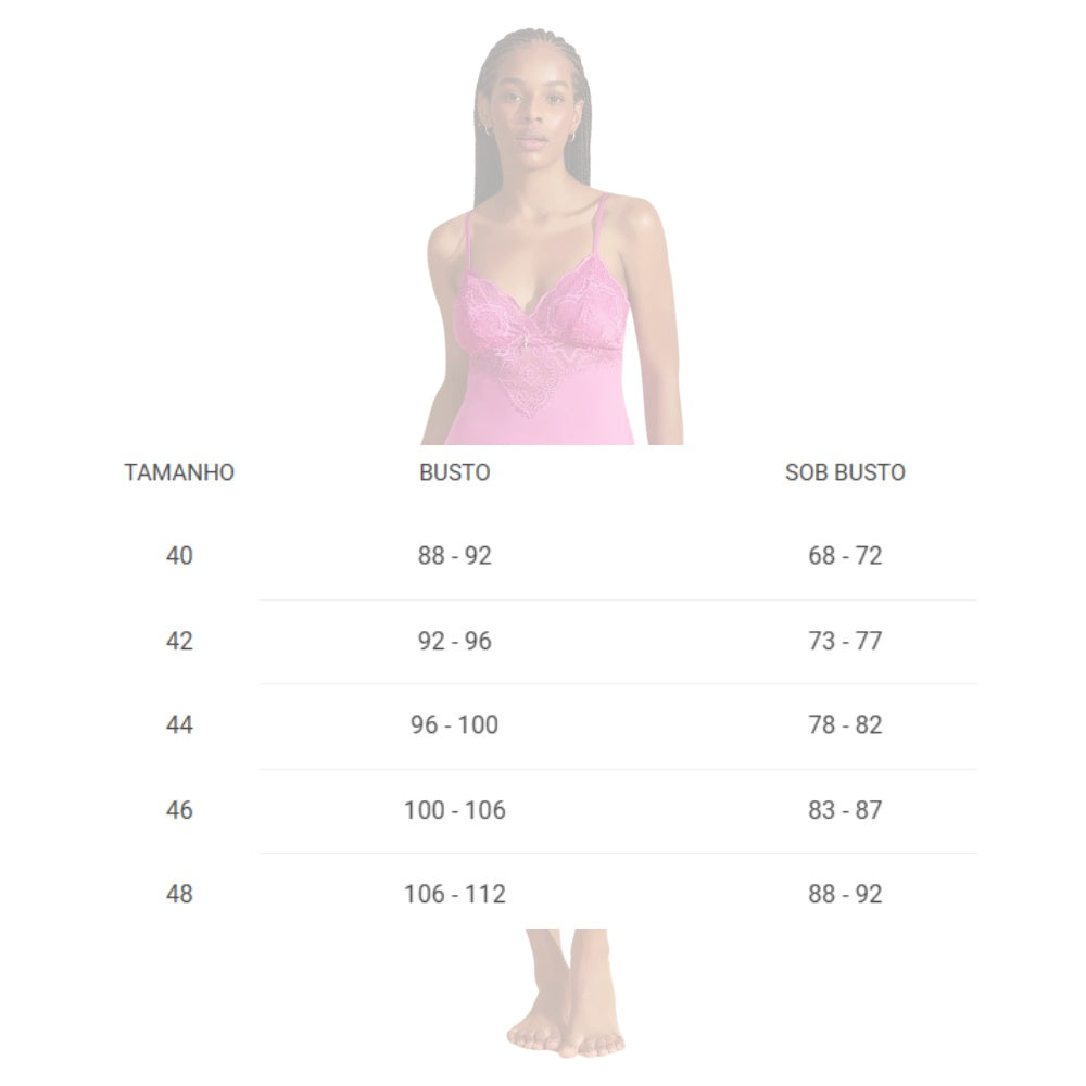 Short Doll de Microfibra Toque Geladinho Com Renda 