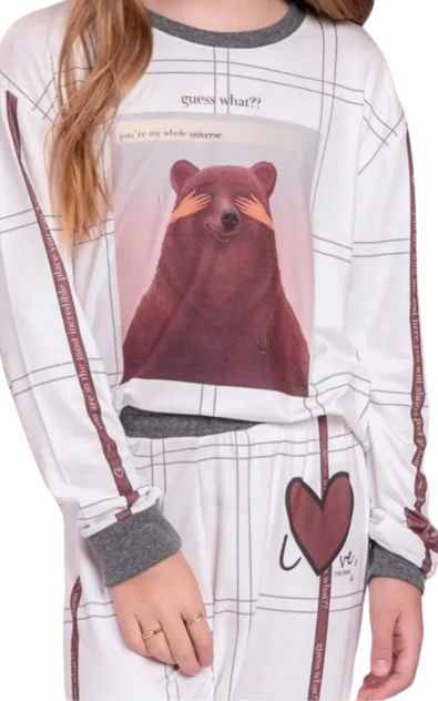 Pijama Sporty Confortável Lua Luá 