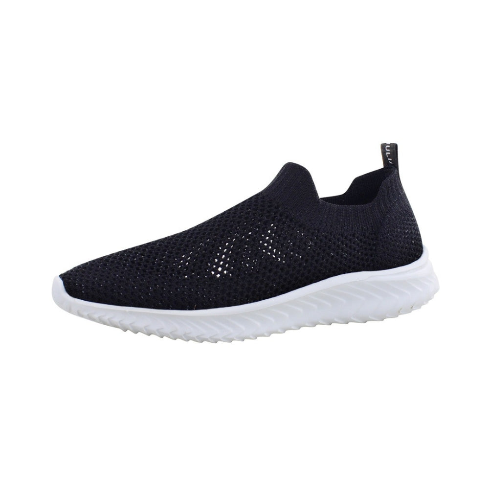 Tênis Feminino Malha Knit com Puxador Leve e Confortável