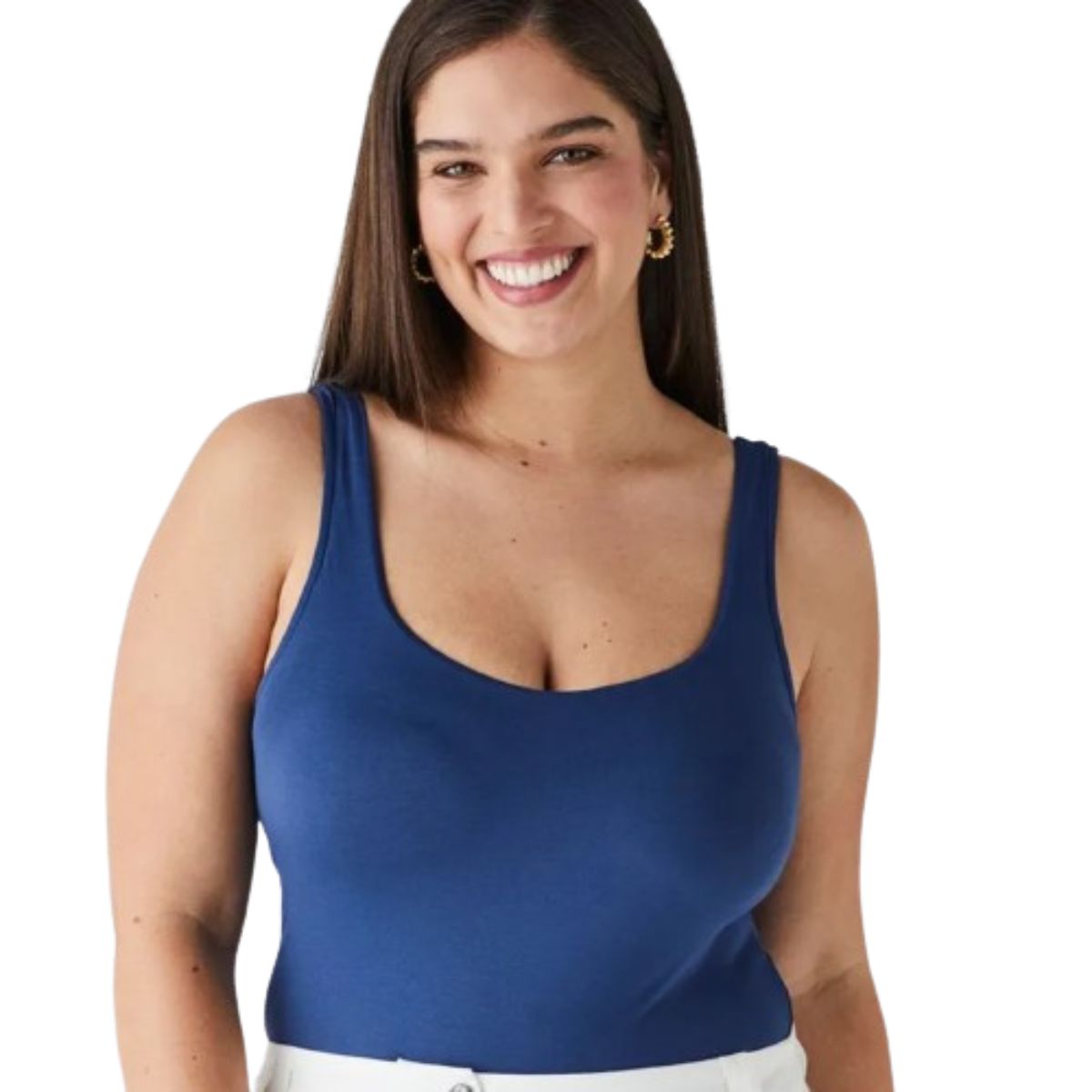 Regata com Bojo sem Aro Decote U Respirável e Leve